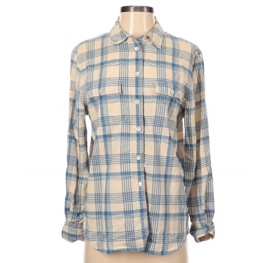 J Crew Plaid Boyfriend Shirt